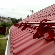 Трубчатые снегозадержатели