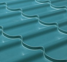 Металлочерепица Монтеррей RAL 5021 Морская волна