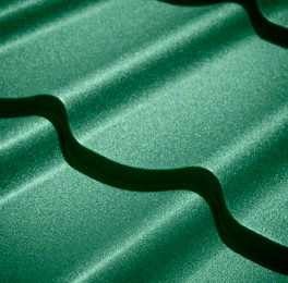 Металлочерепица Монтеррей RAL 6005 Зелёный мох