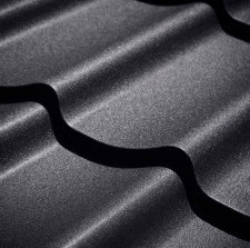 Металлочерепица Монтеррей RAL 9005 Черный бархат