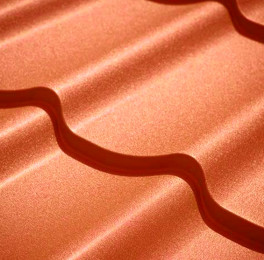 Металлочерепица Монтеррей RAL 8004 Терракота