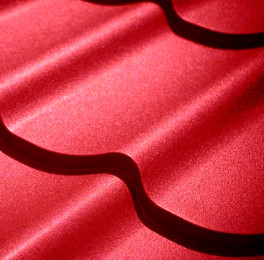 Металлочерепица Монтеррей RAL 3005 Красное вино