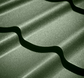 Металлочерепица Монтеррей RAL 6020  Хром