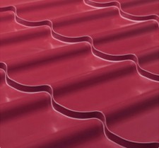 Металлочерепица Монтеррей RAL 3011 Красный