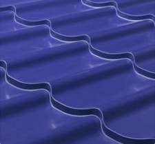 Металлочерепица Монтеррей RAL 5002 Ультрамарин