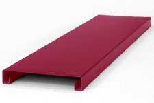 Металлический забор Планкен RAL 3005 Красное вино 