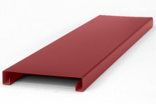 Металлический забор Планкен RAL 3011 Красный 