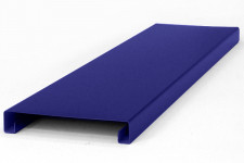 Металлический забор Планкен RAL 5002 Ультрамарин 