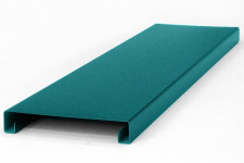 Металлический забор Планкен RAL 5021 Морская волна 