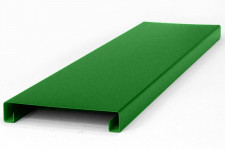 Металлический забор Планкен RAL 6002 Зеленая листва 