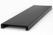 Металлический забор Планкен RAL 7024 Графит 