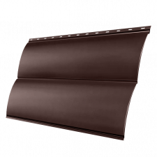 Металлический сайдинг "БРЕВНО" RAL 8017 