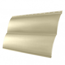 Металлический сайдинг "БРЕВНО" RAL 1014 