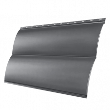 Металлический сайдинг "БРЕВНО" RAL 7024 