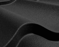 Металлочерепица с матовым покрытием Черный бархат / RAL 9005 