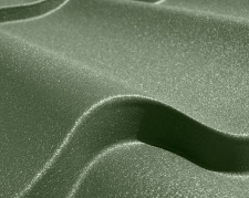 Металлочерепица с матовым покрытием RAL 6020 / Хром 