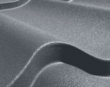 Металлочерепица с матовым покрытием Серый графит / RAL 7024  