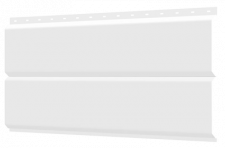 Металлический сайдинг "БРУС" RAL-9003 