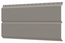 Металлический сайдинг "БРУС" RAL-9006 