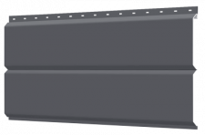 Металлический сайдинг "БРУС" RAL-7024 