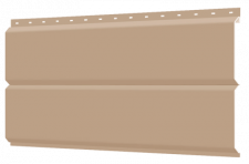 Металлический сайдинг "БРУС" RAL-1015 