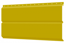 Металлический сайдинг "БРУС" RAL-1018 