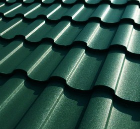 Металлочерепица Сицилия RAL 6005 Зеленый мох