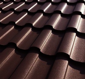 Металлочерепица Сицилия RAL 8017 Шоколад