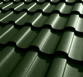 Металлочерепица Сицилия RAL 6020 Хром